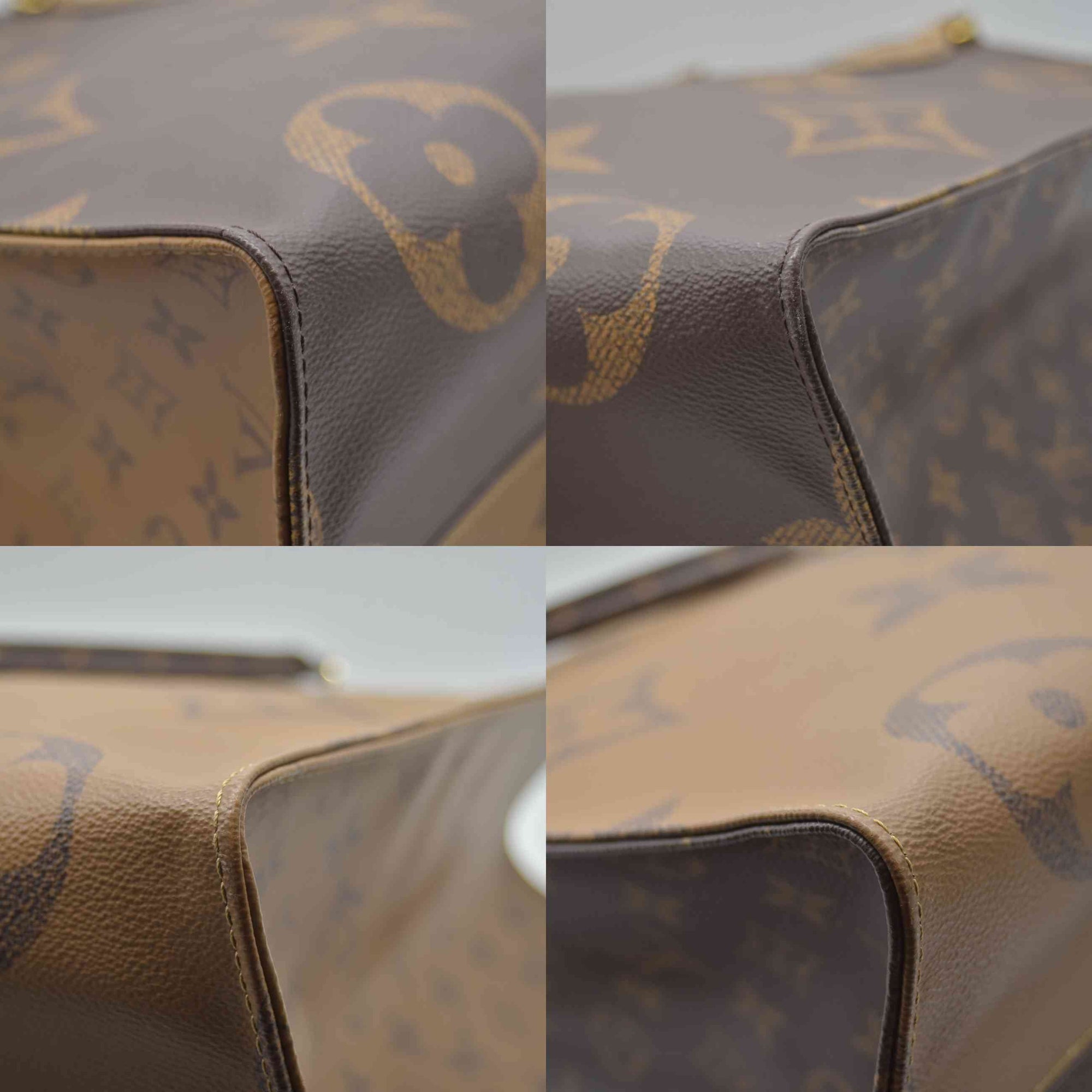 $3555 2020 Louis Vuitton Reverse Monogram Giant Onthego GM FL0230