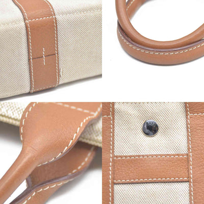 $900 Hermès Toile H Sac Harnais MM