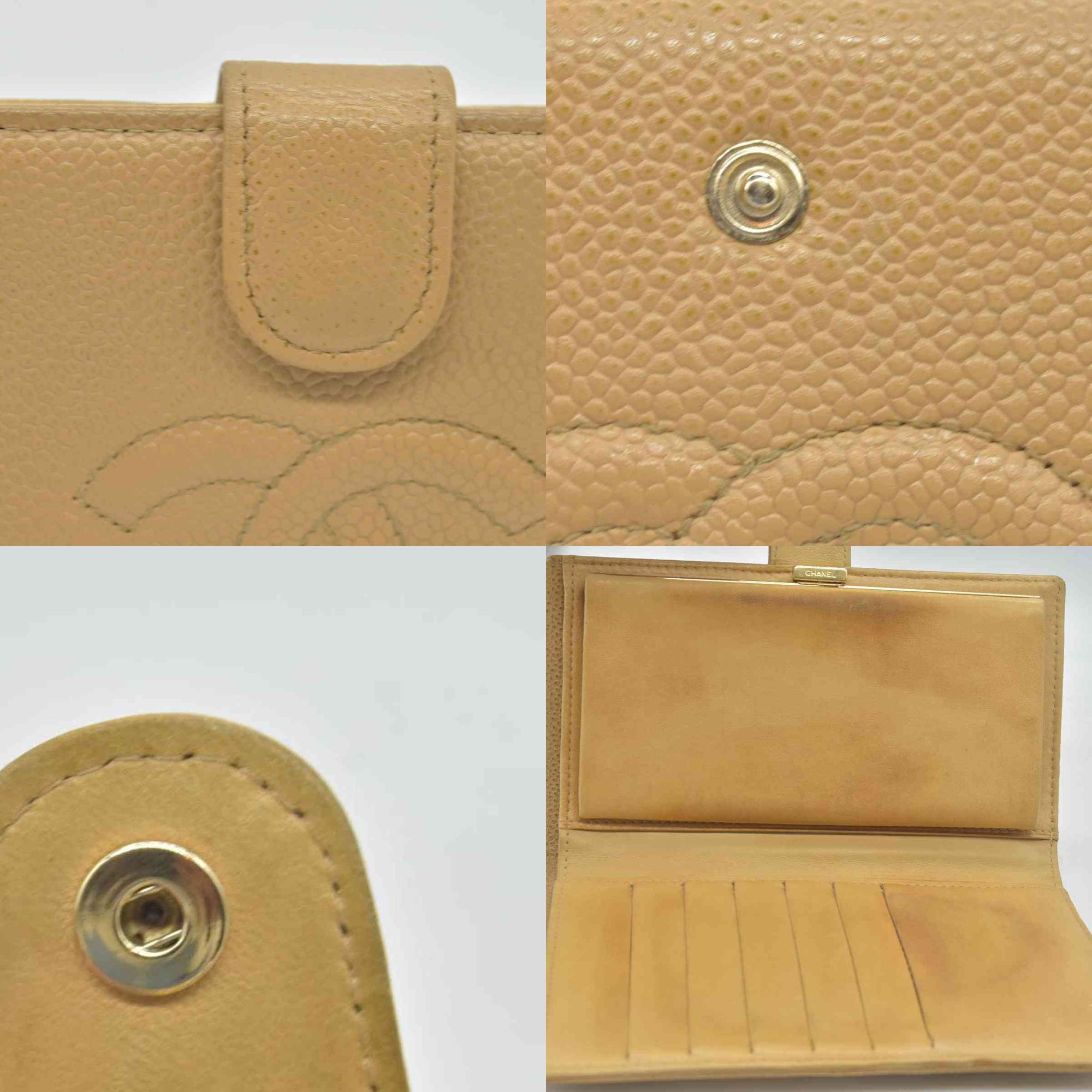 $875 Chanel Wallet Purse Coin purse COCO Beige CONSIGNMENT