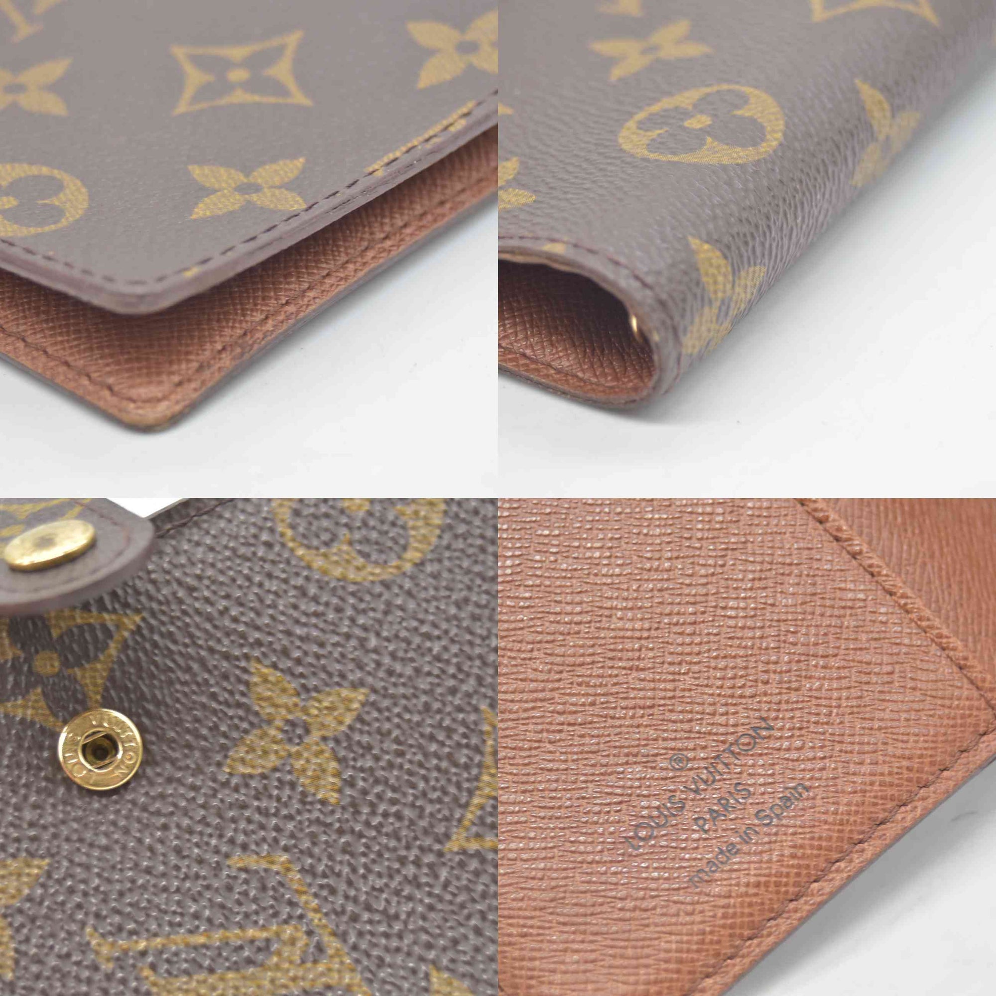 $505 1997 Louis Vuitton Monogram Agenda Cover Small CA1907