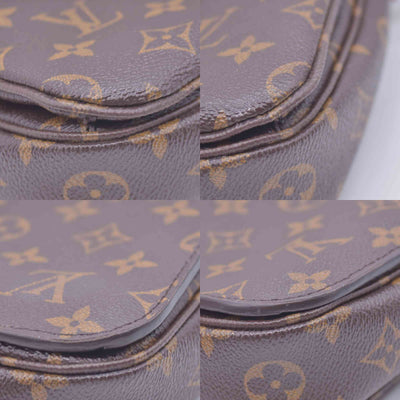 $2620 2016 LOUIS VUITTON Monogram Pochette Metis Shoulder Bag Brown SR3176 CONSIGNMENT 10021414
