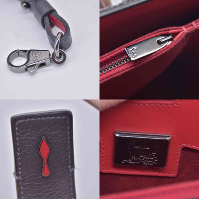 $3000 SPECIAL EDITION Christian Louboutin Felt Paloma Top Handle Bag