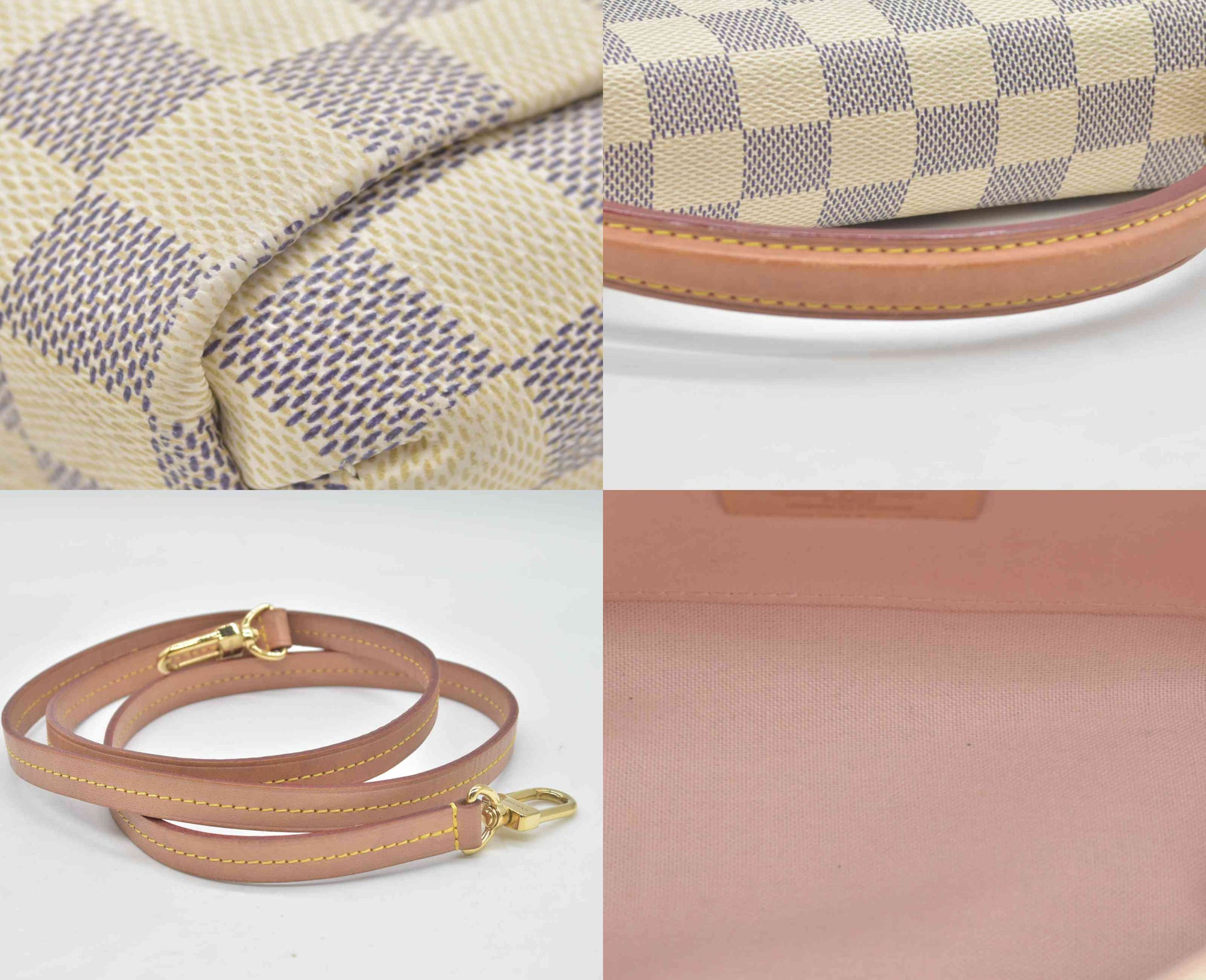 $2000 2019 Louis Vuitton Damier Azur Croisette ML4169