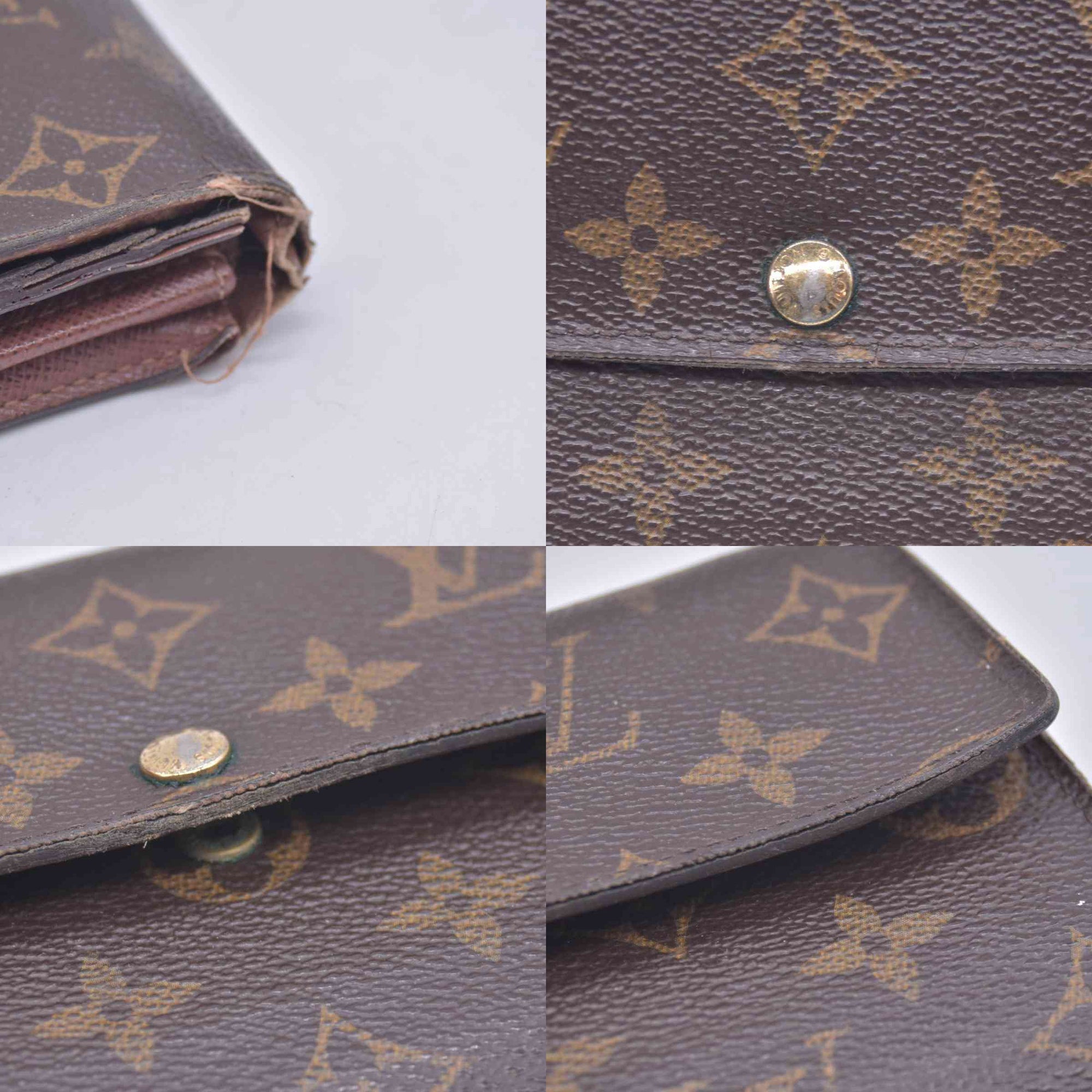 $725 2011 WELL WORN Louis Vuitton Sarah Wallet Monogram CA4111 CONSIGNMENT 10021041