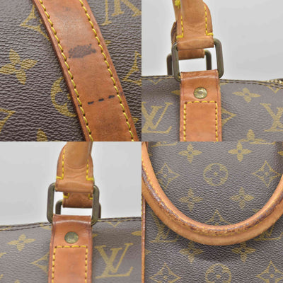 $2630 Louis Vuitton Keepall Bandouliere 50 Brown Monogram VI1920 1990