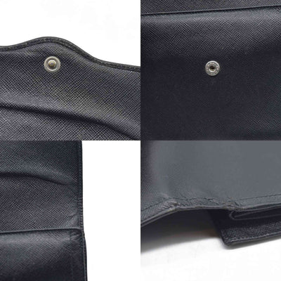 Prada Leather wallet Flap Closure Milano Dal 1913