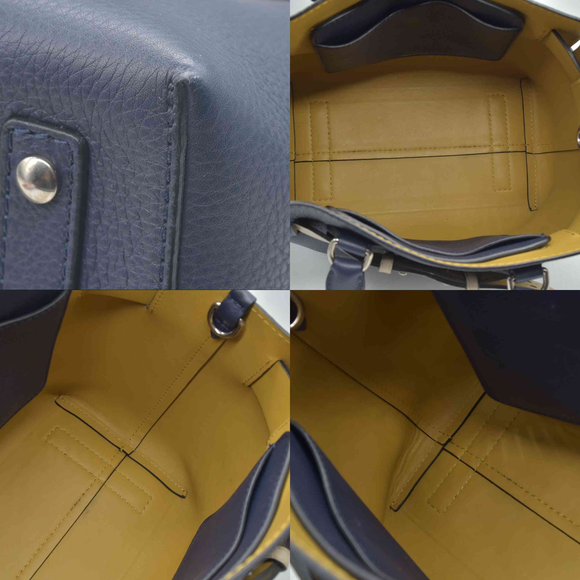 $2600 Burberry Marais Calfskin Medium Belt Bag Regency Blue CONSIGNMENT
