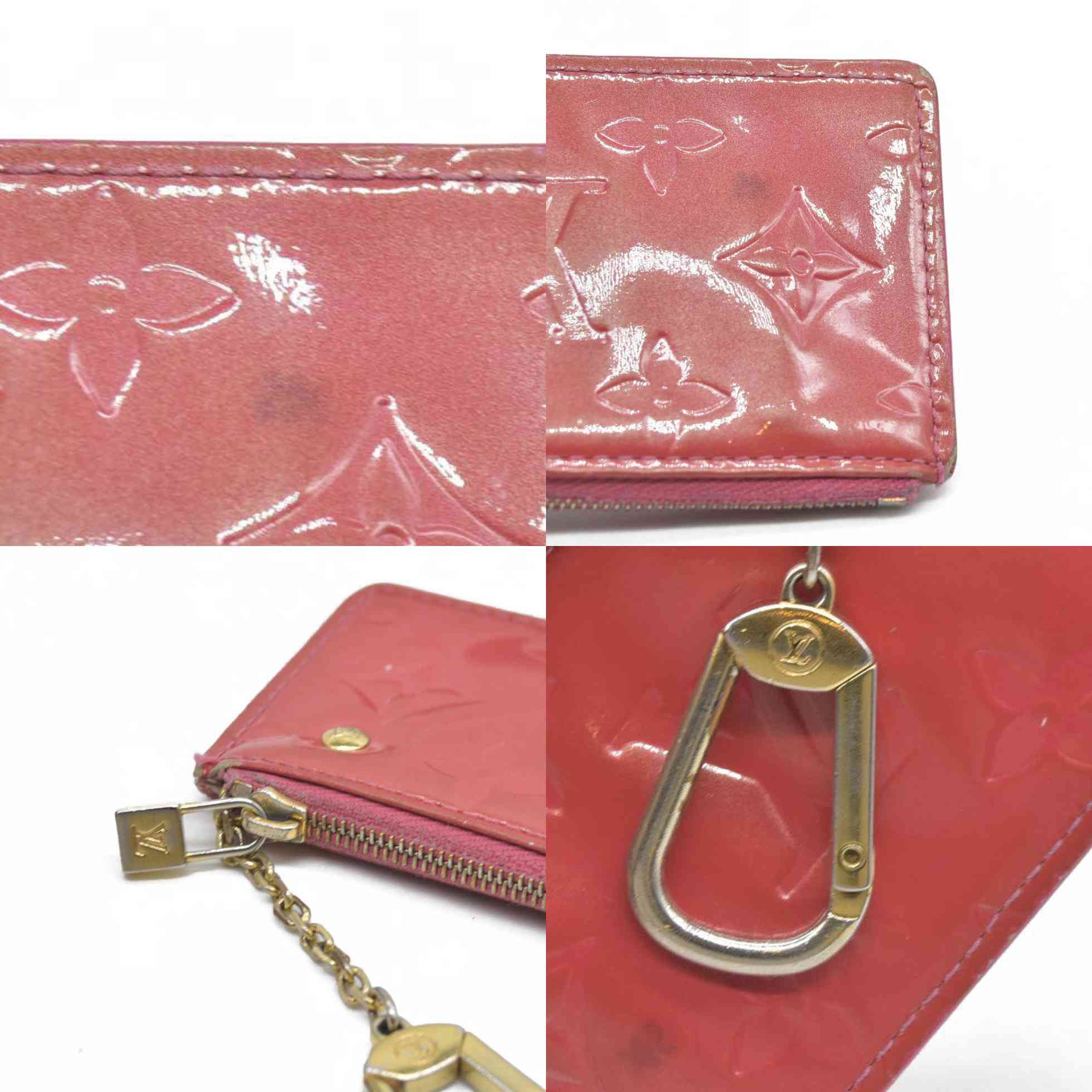 Louis Vuitton Monogram Vernis Pochette Cles Wallet Coin Purse