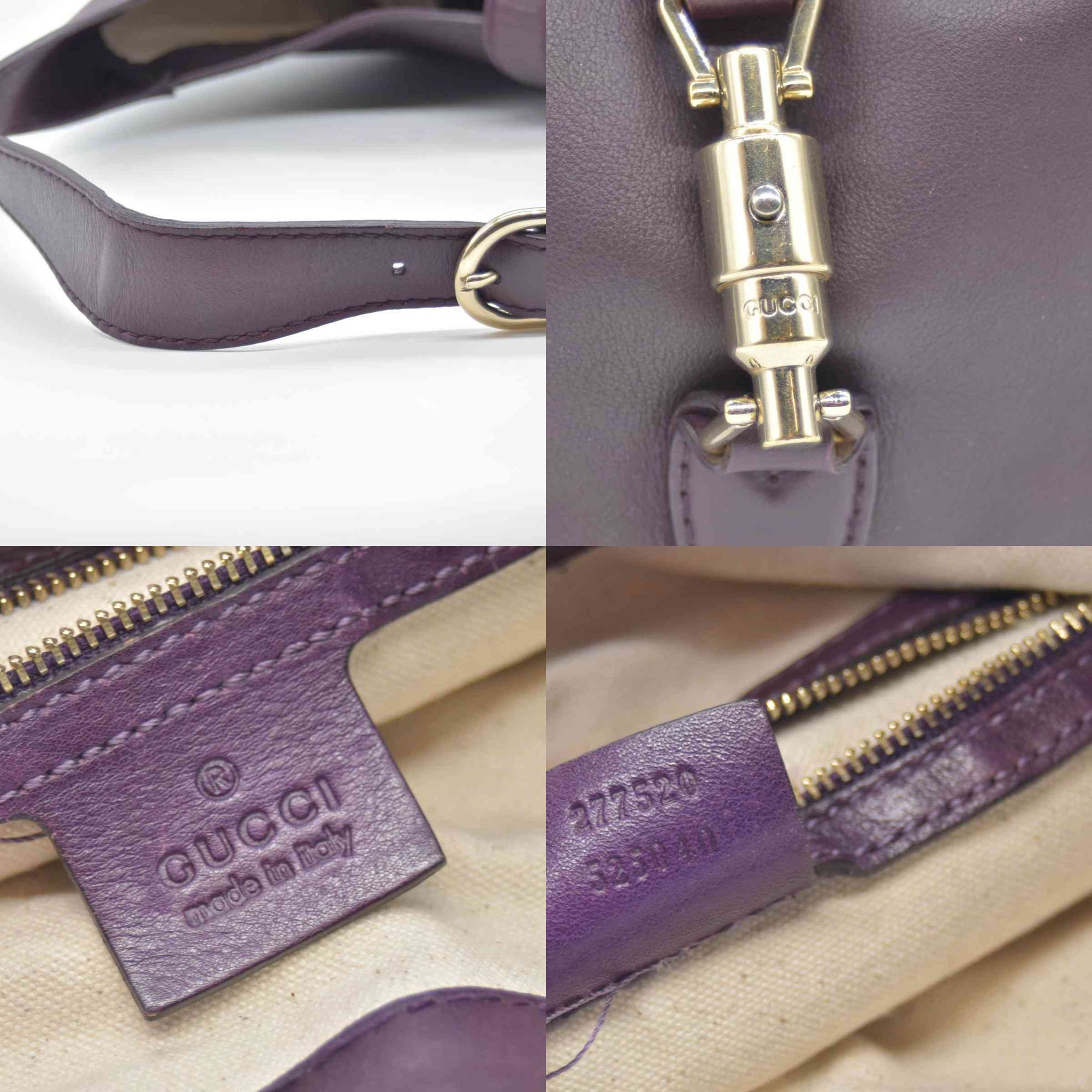$1850 CONSIGNMENT Gucci Leather Jackie Medium Brown