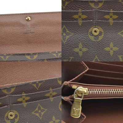 AUCTION $725 Louis Vuitton Monogram Sarah Wallet CA5008