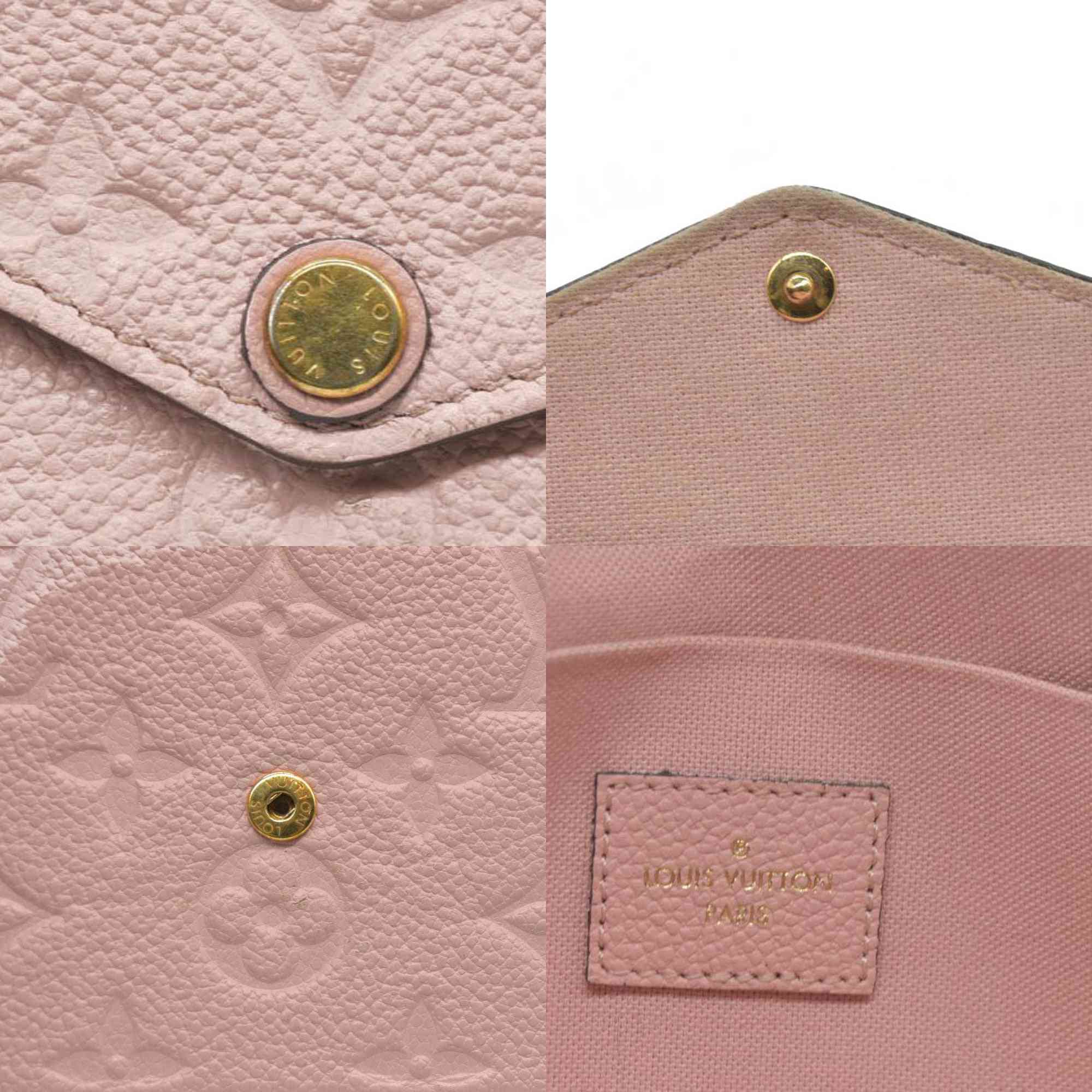 $1720 Louis Vuitton LV Monogram Pochette Félicie Pink