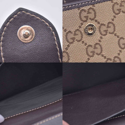 Gucci  GG Canvas Canvas Trifold Wallet CONSIGNMENT