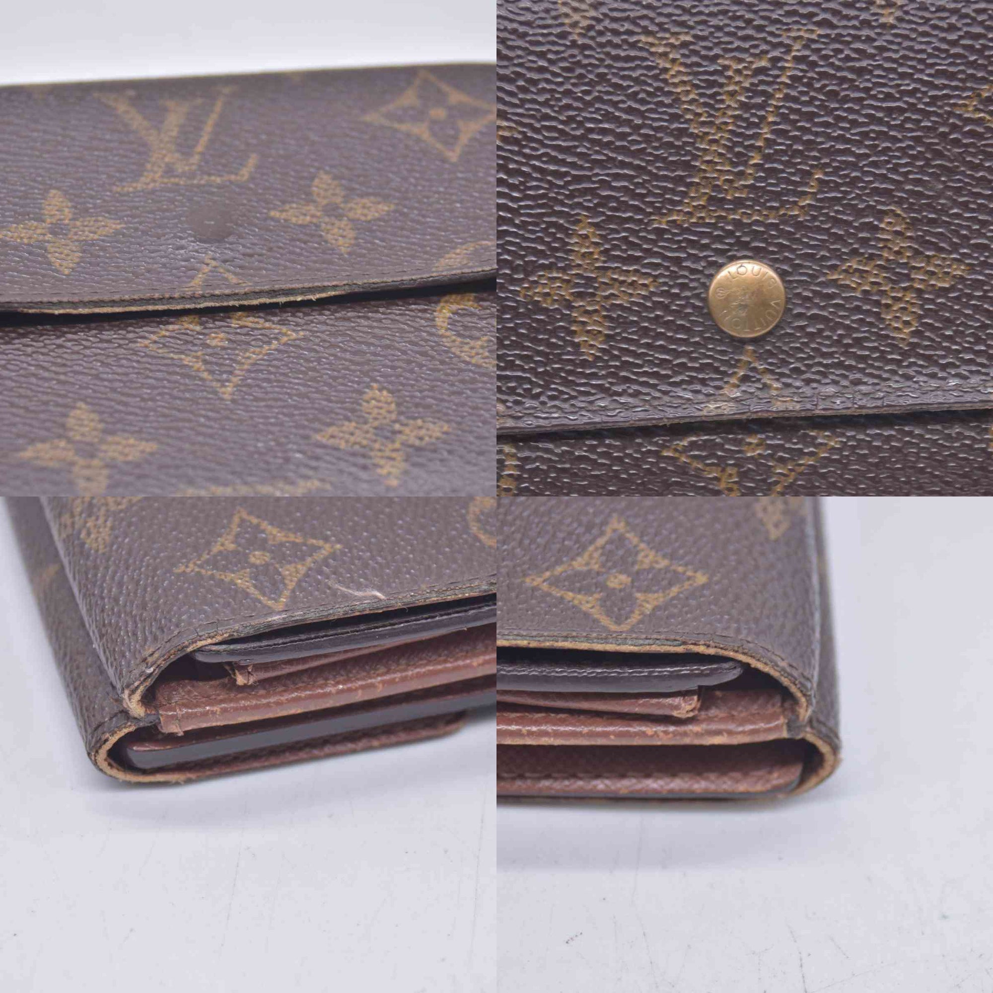 $785 2002 Louis Vuitton Elise Trifold Wallet SP0072 CONSIGNMENT 10021040