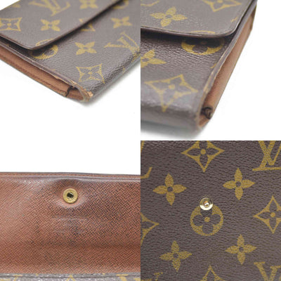 Louis Vuitton Monogram Porte Tresor International Trifold Long Wallet CA1924