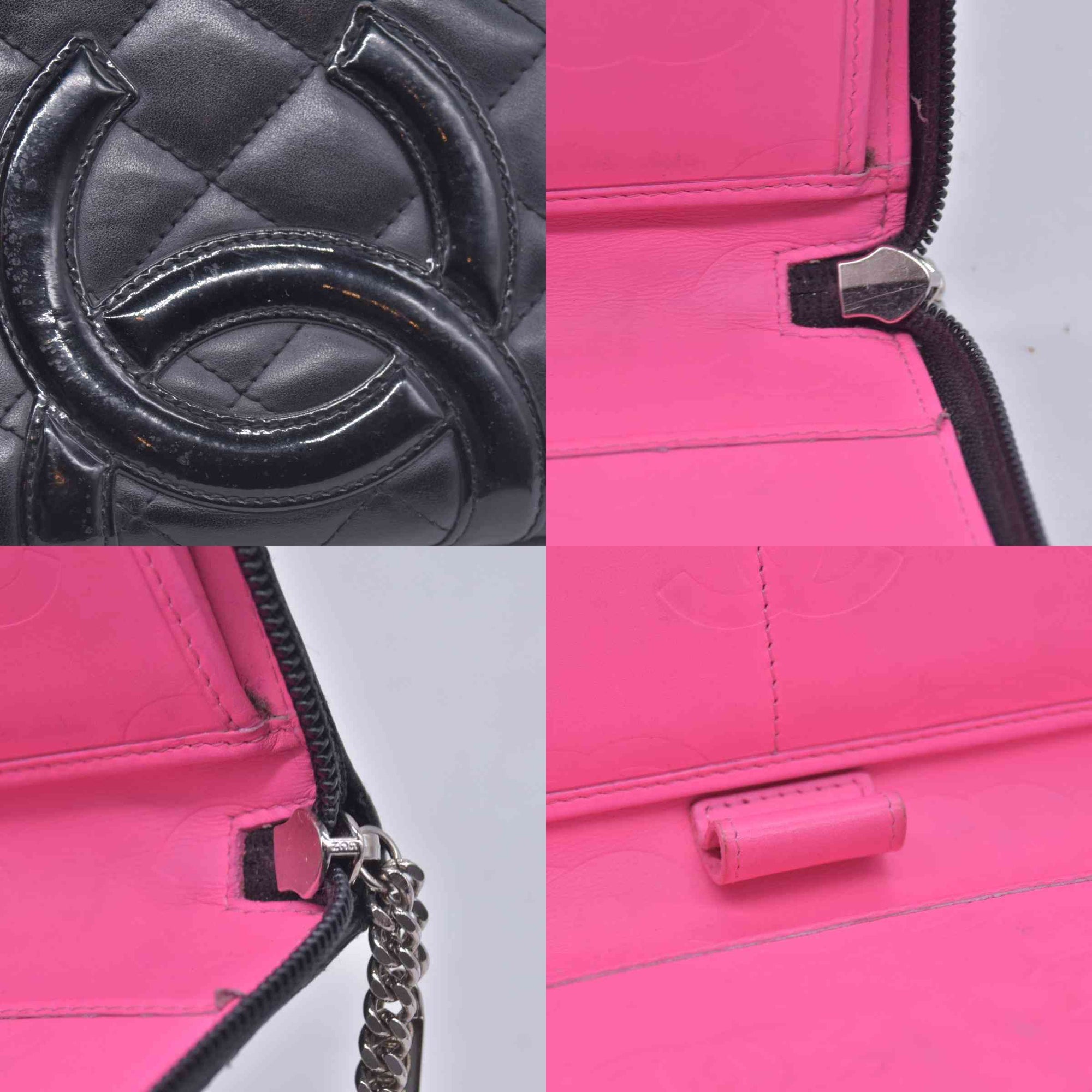 $1150 CHANEL Chanel Black Caviar CC Zip Organizer Wallet CONSIGNMENT 10021557