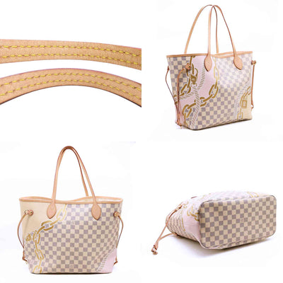 LOUIS VUITTON Damier Azur Nautical Neverfull MM