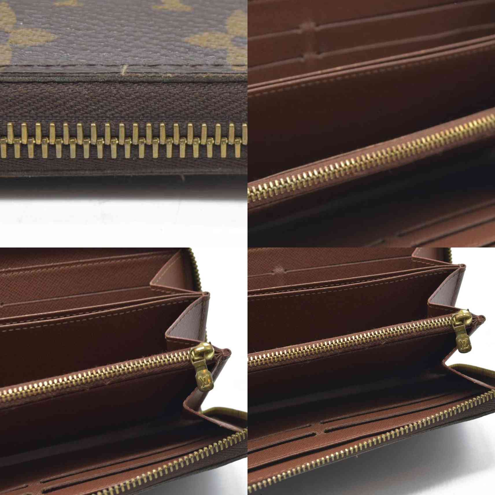 AUCTION $915 Louis Vuitton  Monogram Zippy Wallet CA5039