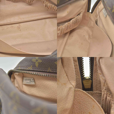 $600 1985 LOUIS VUITTON Monogram Trousse Toilette 28 Clutch Bag 854MI