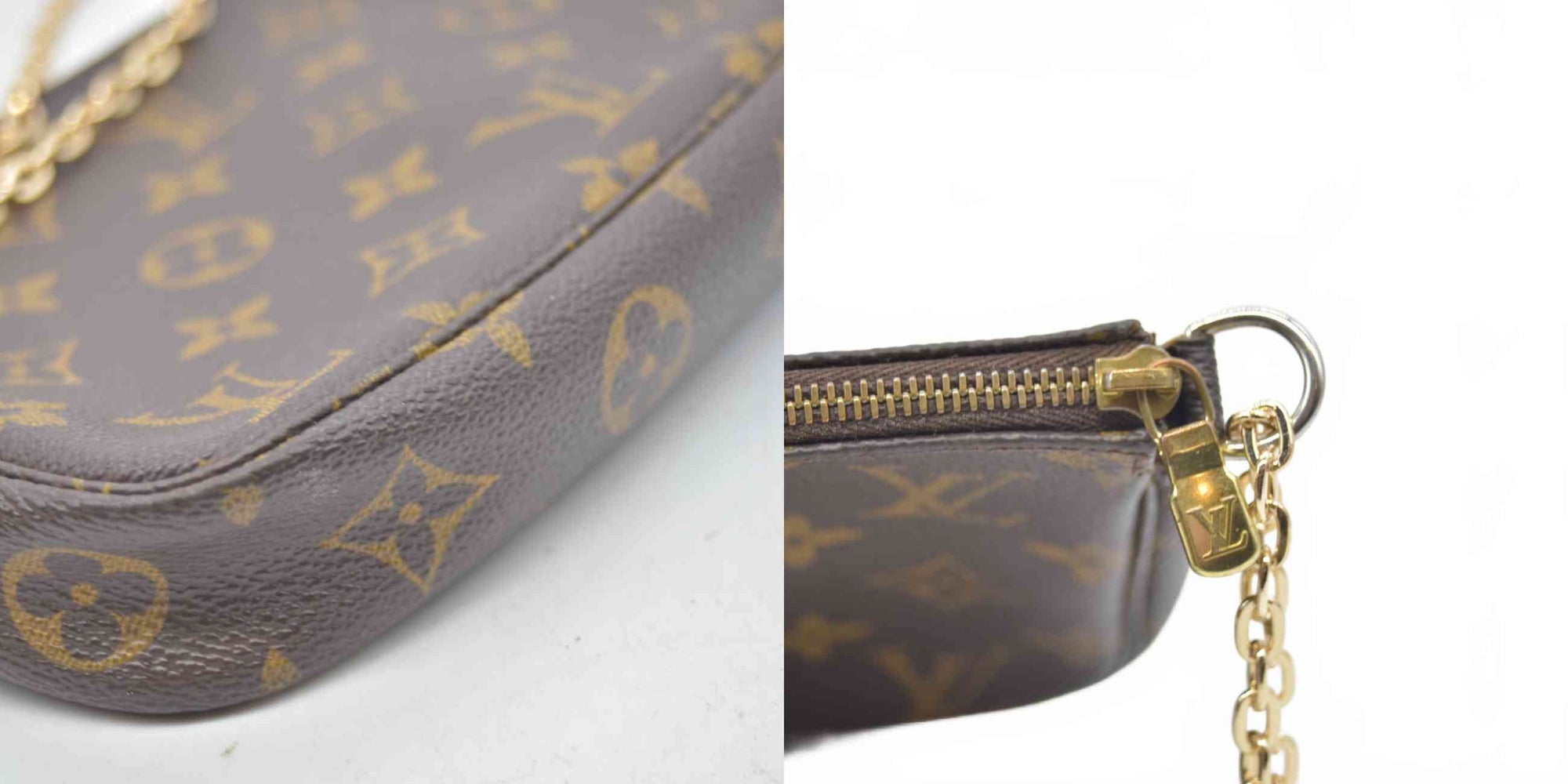 $1290 1999 Louis Vuitton Monogram Pochette Accessories AR0919