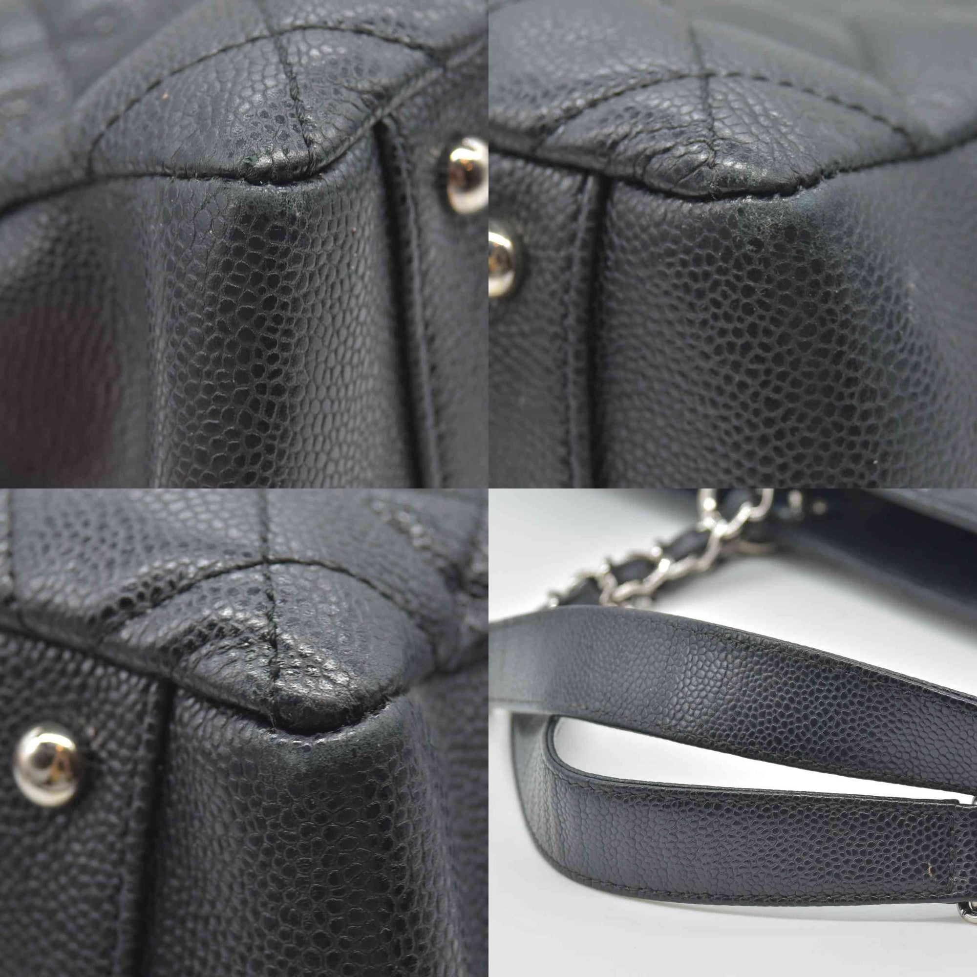 Chanel Caviar Quilted XL Grand Shopping Tote GST Black