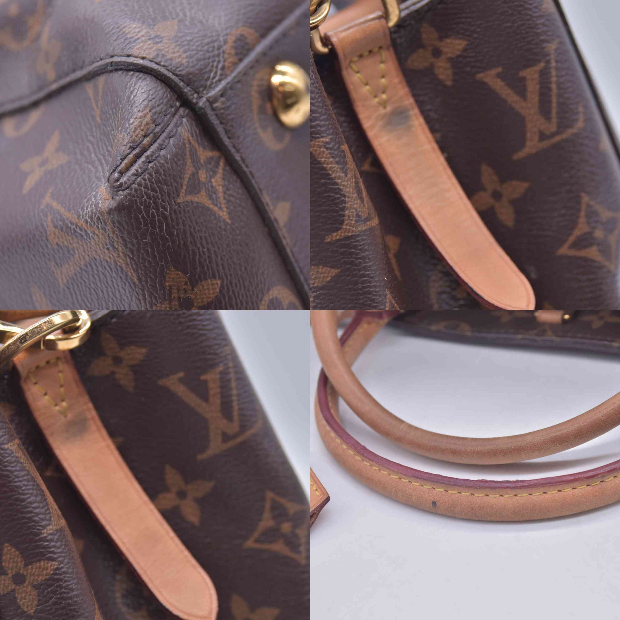 $2910 2015 Louis Vuitton Monogram Montaigne MM CA3115