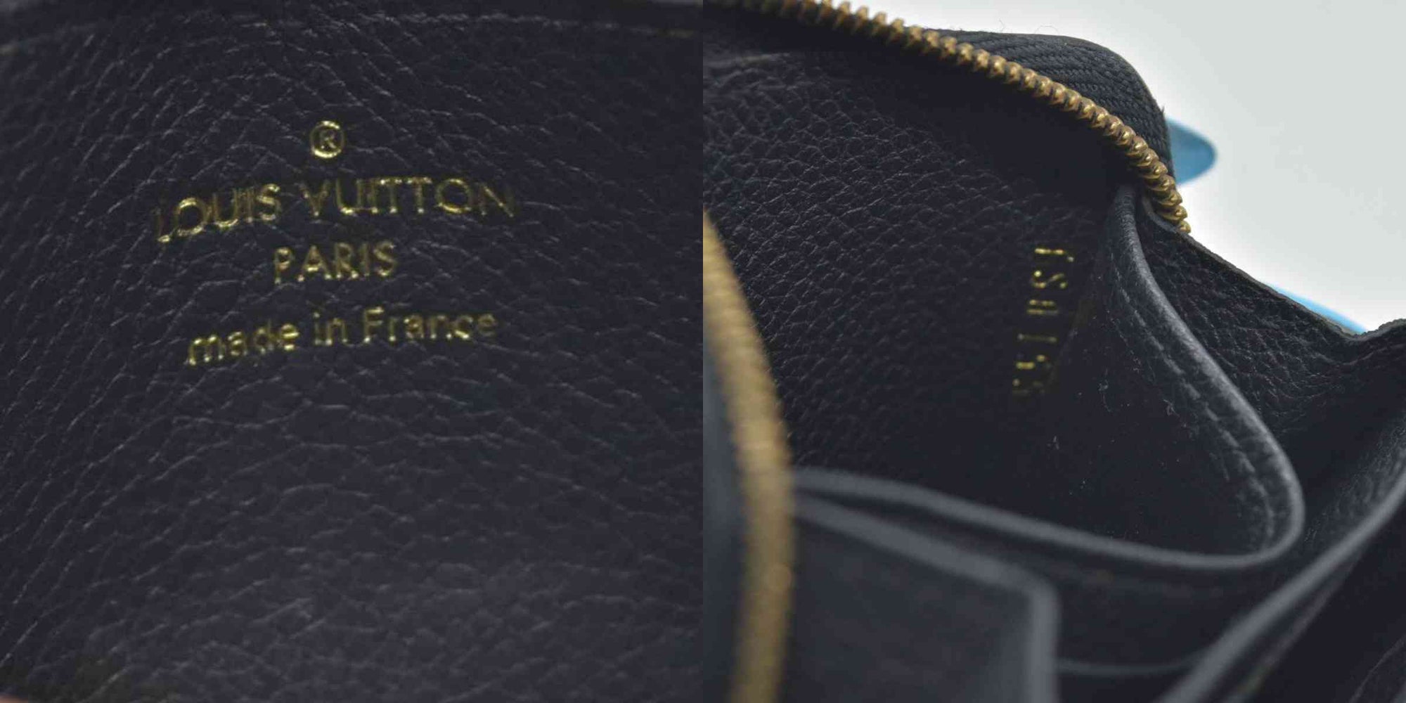 $760 2015 Louis Vuitton Monogram Empreinte Zippy Zip Around Wallet Coin Purse TS0155