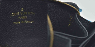 $760 2015 Louis Vuitton Monogram Empreinte Zippy Zip Around Wallet Coin Purse TS0155
