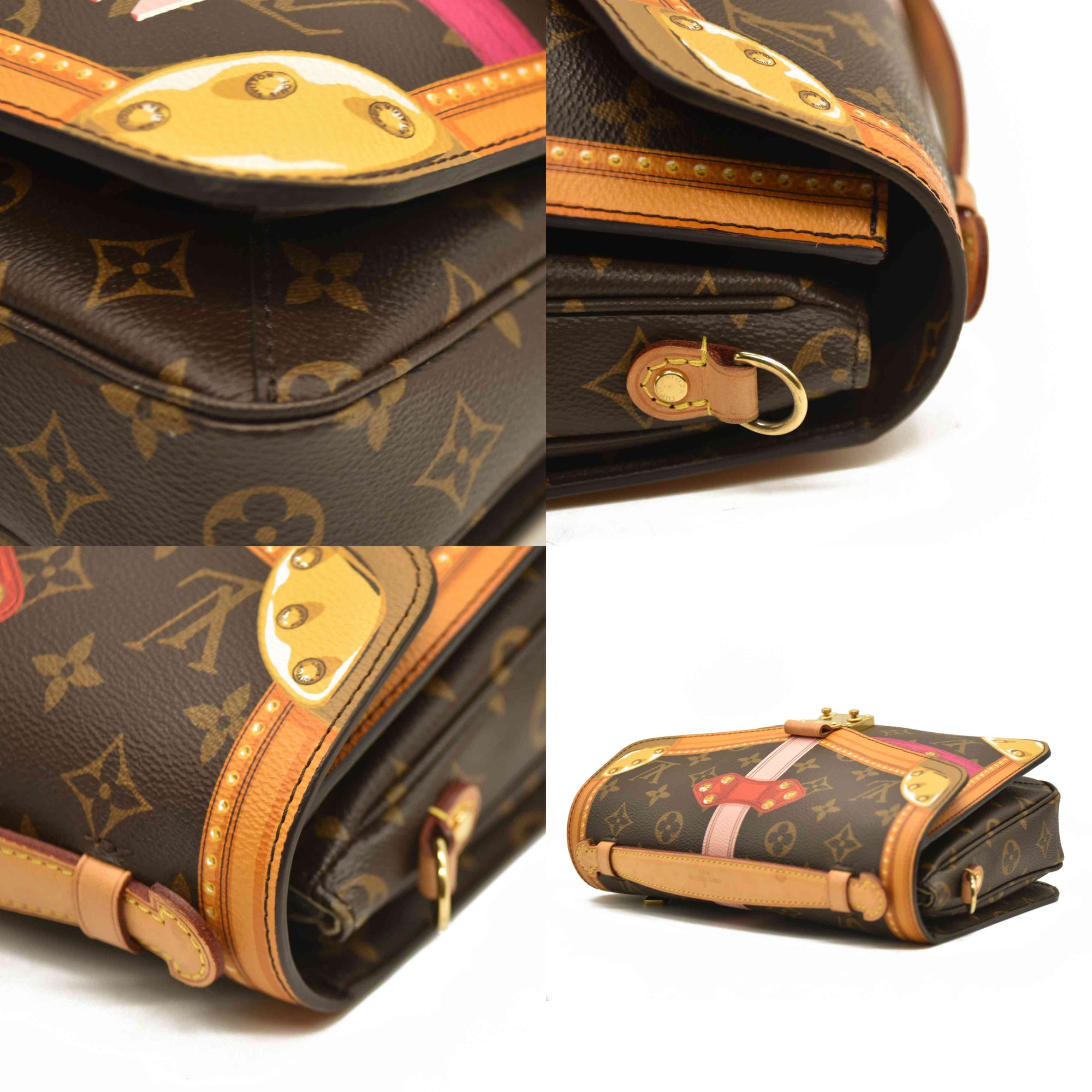 Louis Vuitton  Monogram Summer Trunks Pochette Metis DR1118