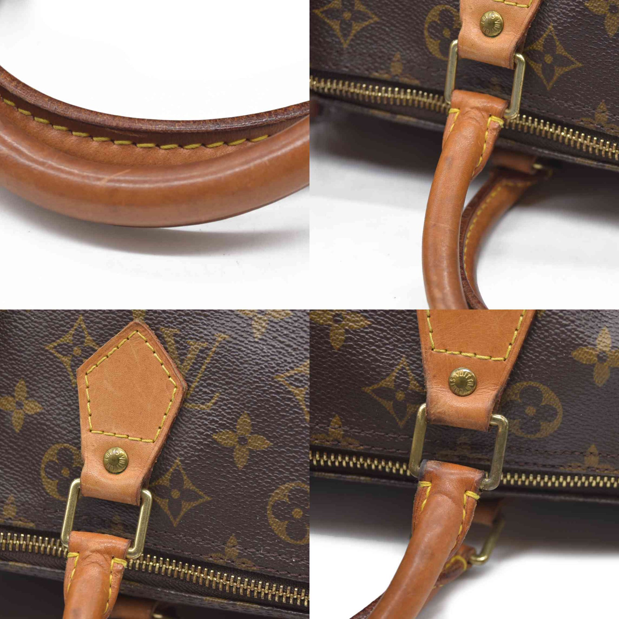 $1620 Louis Vuitton Monogram Speedy 30 SD1000 2000