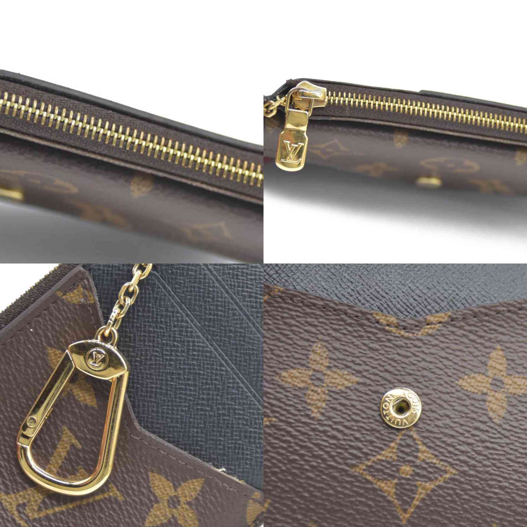 Louis Vuitton  Monogram Recto Verso Card Holder Black RFID