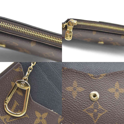 Louis Vuitton  Monogram Recto Verso Card Holder Black RFID