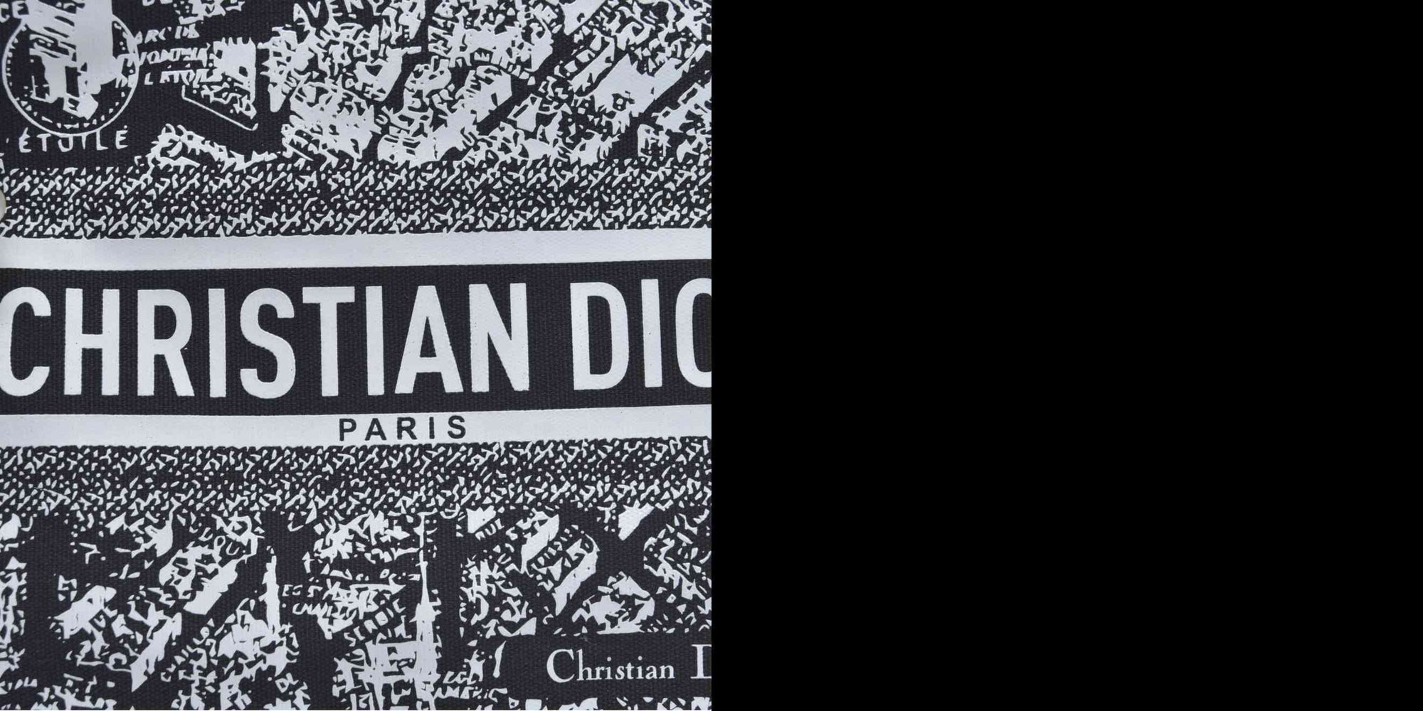 NEW CHRISTIAN DIOR Plan De Paris Map Makeup Bag Novelty GWP Pouch Clutch