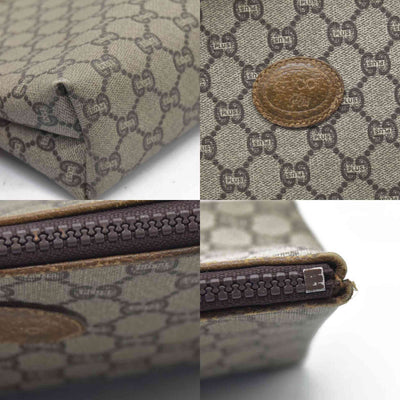 Gucci GG Gucci Plus PVC Leather Pouch Clutch Bag