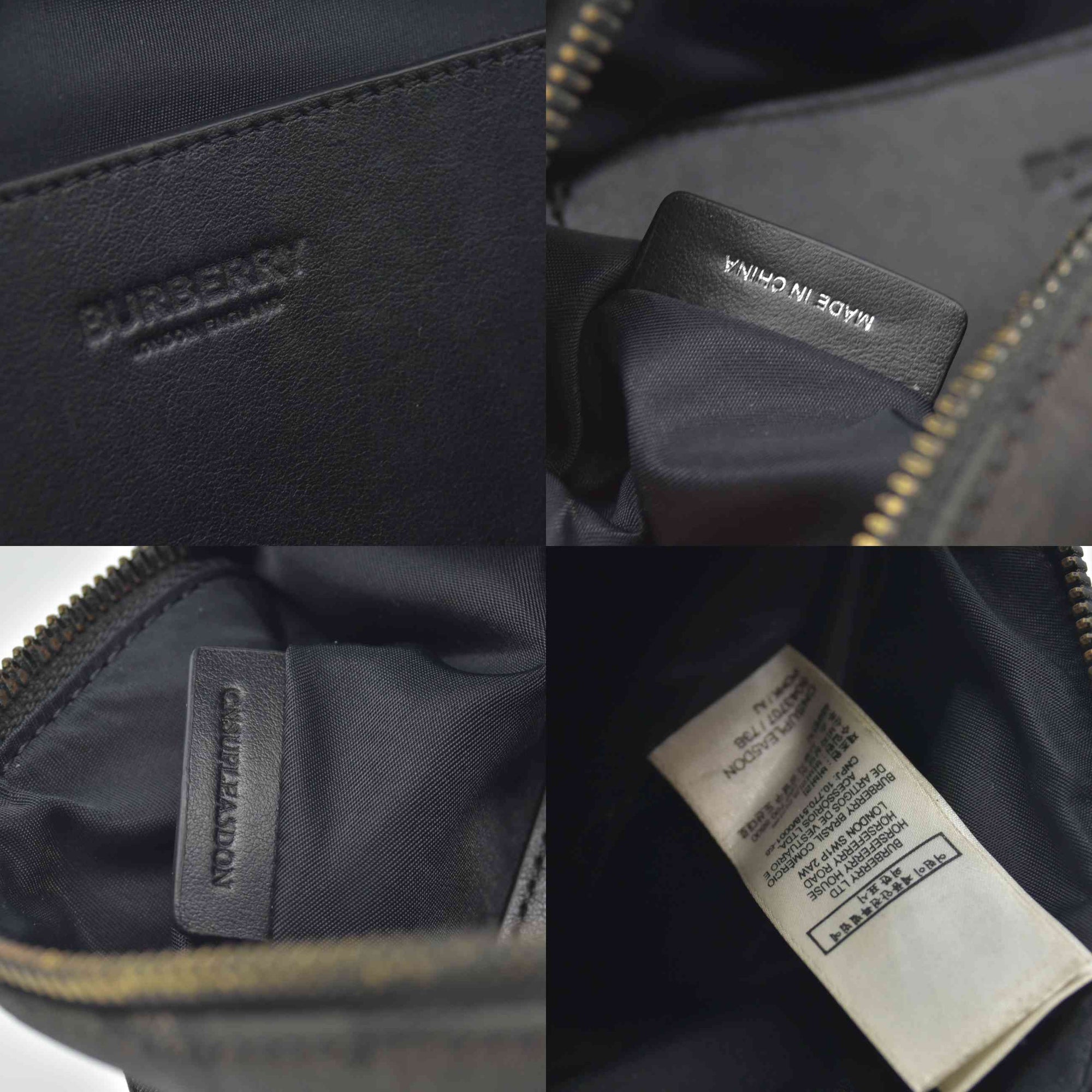 $875 Burberry Nylon TB Sonny Bum Bag