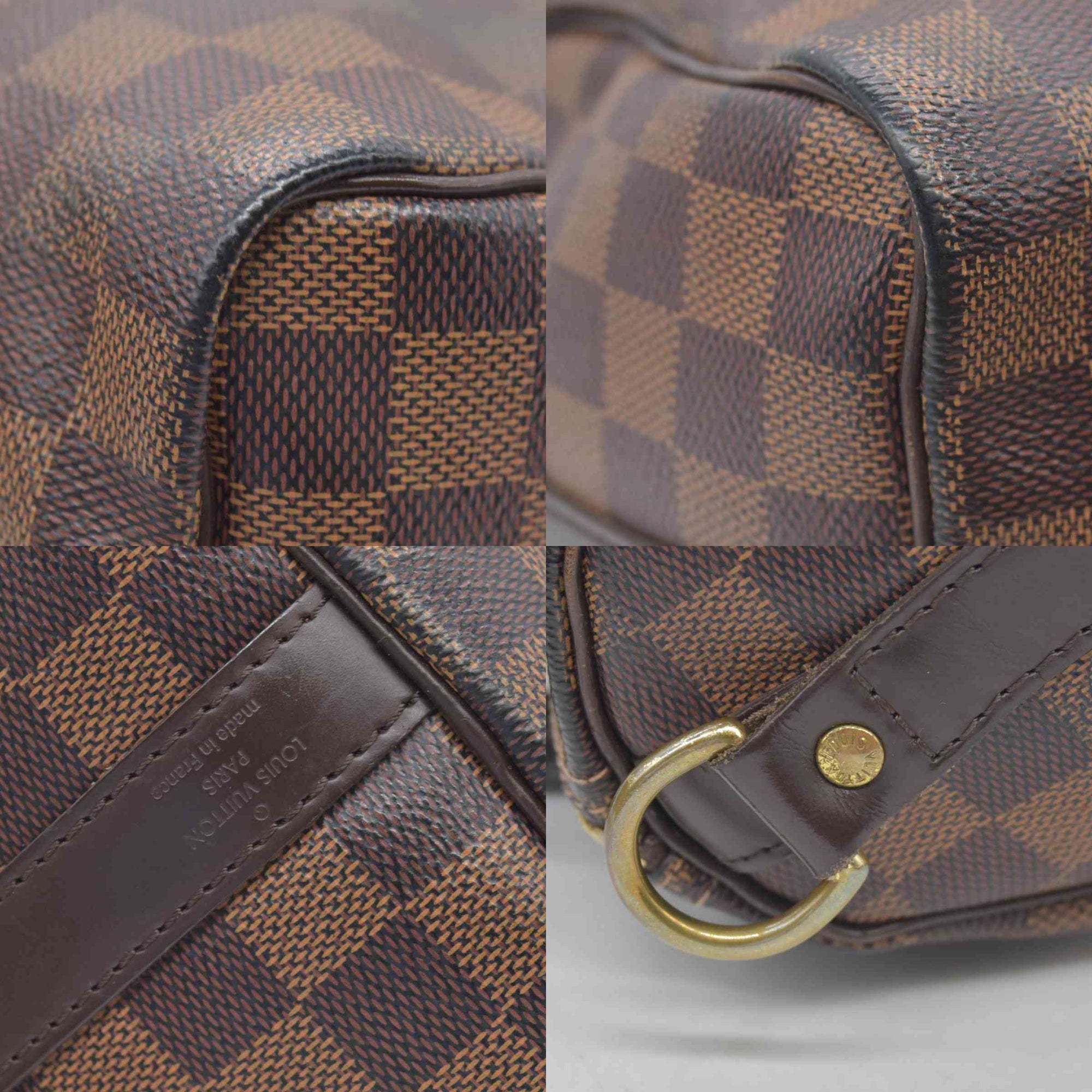 $1940 2020 Louis Vuitton Damier Ebene Speedy Bandouliere 25 LA0270