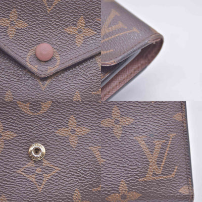 $625 2016 Louis Vuitton Monogram Victorine Wallet Brown SP4136 CONSIGNMENT