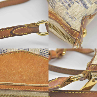 $1270 2012 Louis Vuitton Damier Azur Siracusa PM MI0142