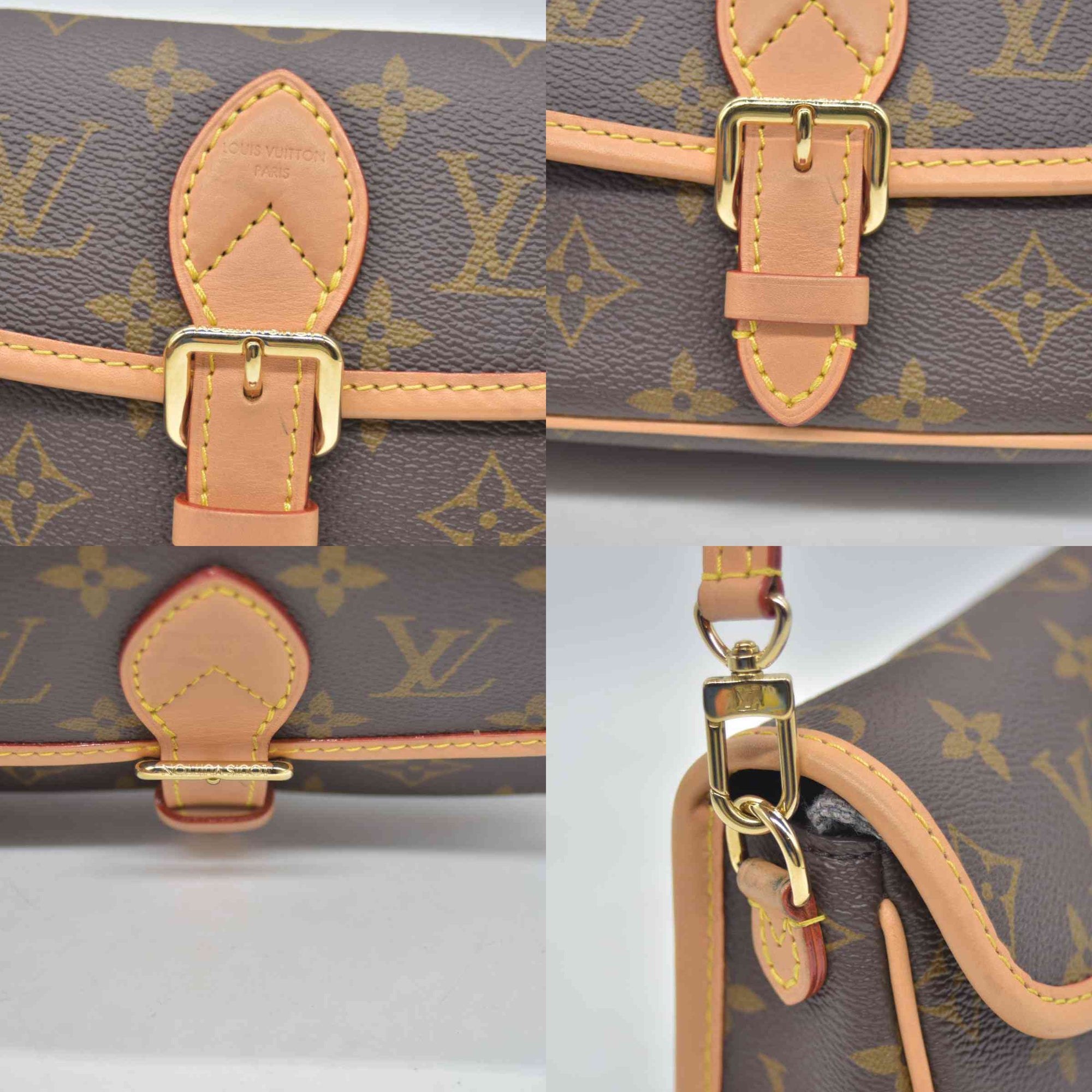 $2170 Louis Vuitton Monogram Nano Diane