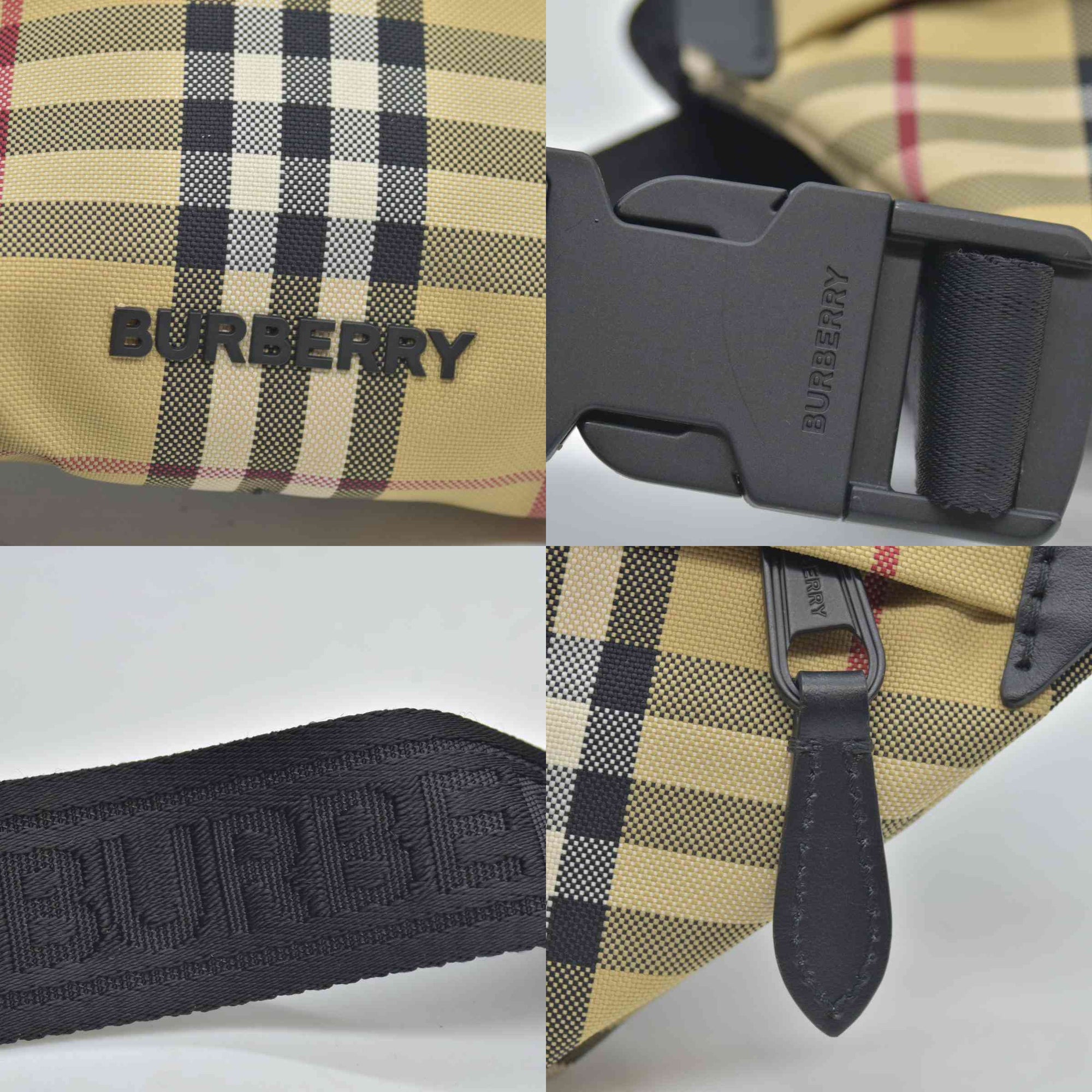 $910 Burberry Beige Stevie Belt Bag CONSIGNMENT