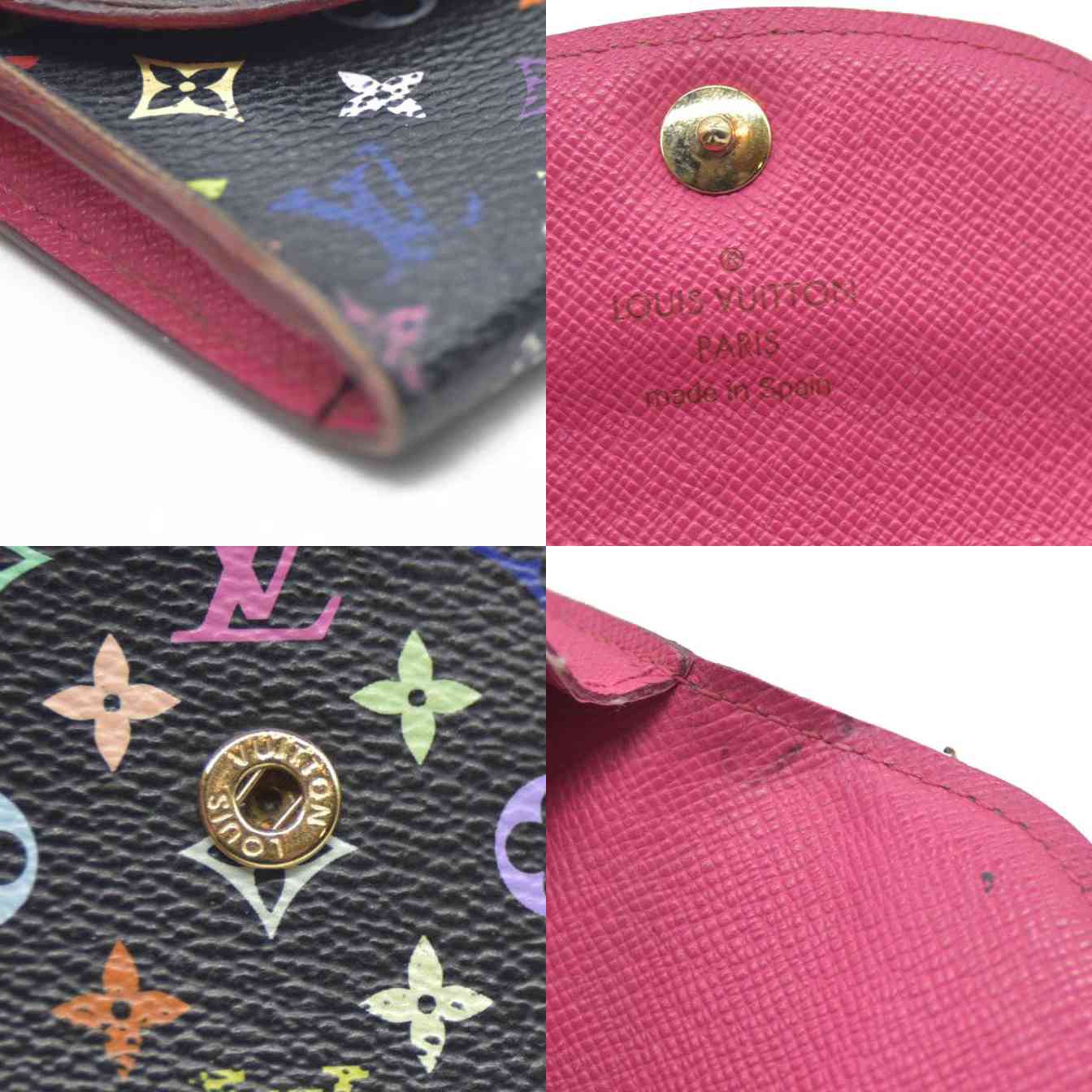 Louis Vuitton $650 Monogram Muakami Enveloppe Cartes De Visite Card Case CA2163