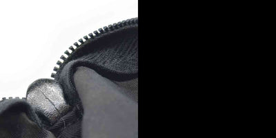 $825 Prada Black Tessuto Nylon Medium Pouch Clutch Bag CONSIGNMENT