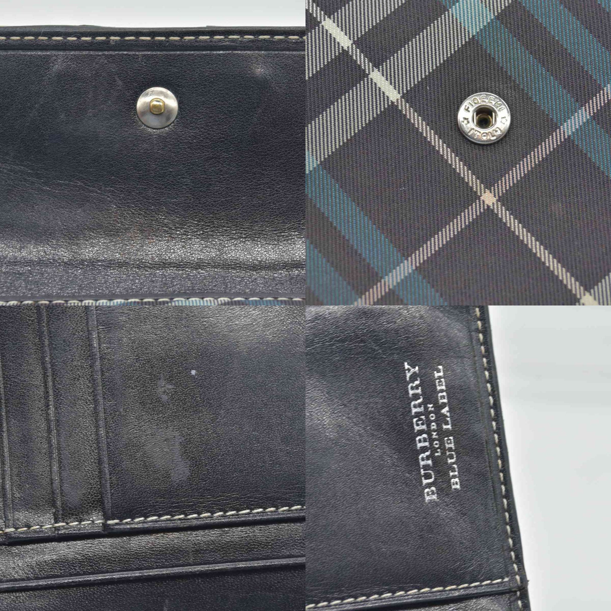 Burberry Blue Label Canvas Printed Wallet CONSIGNMENT
