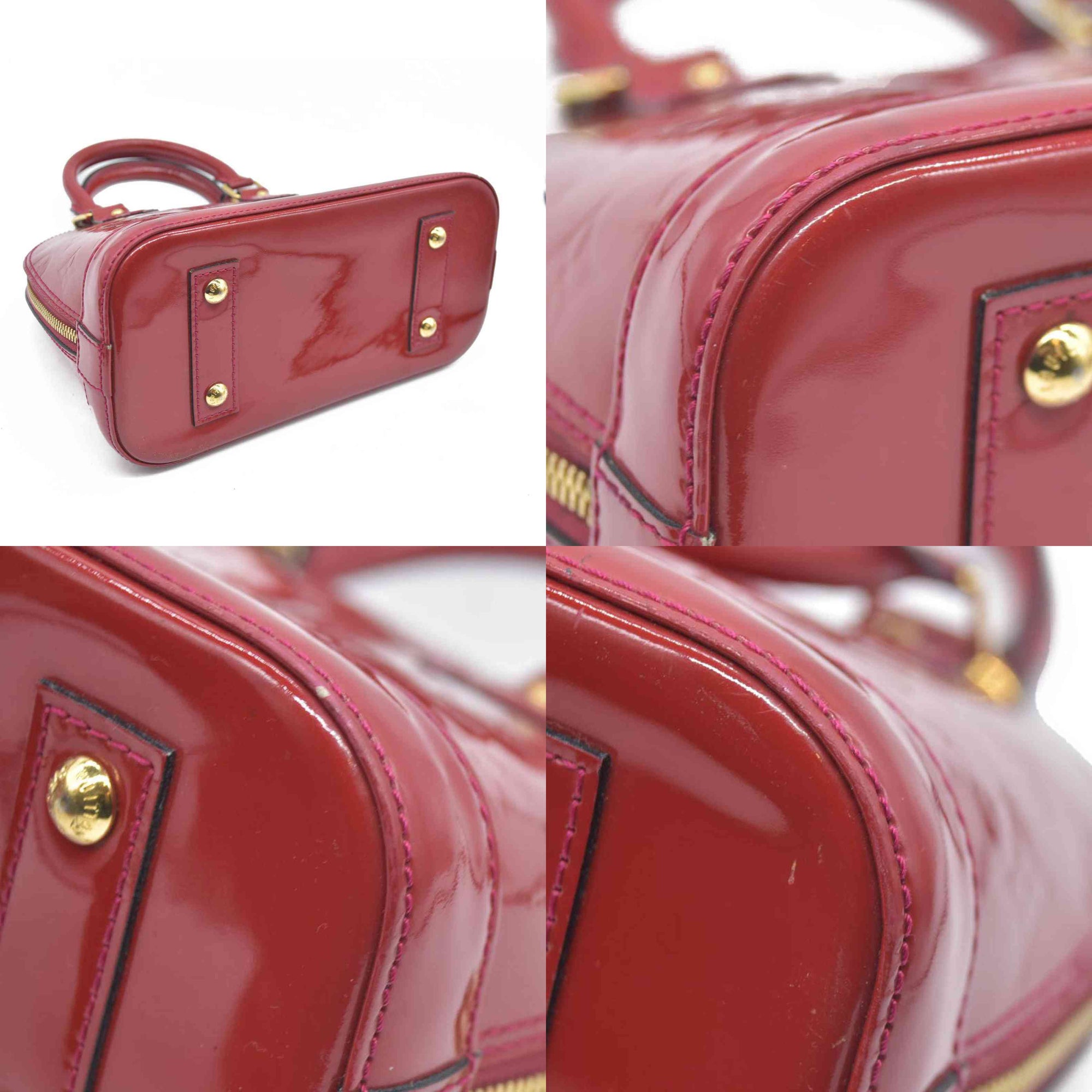 $2500 Louis Vuitton Monogram Vernis Alma BB