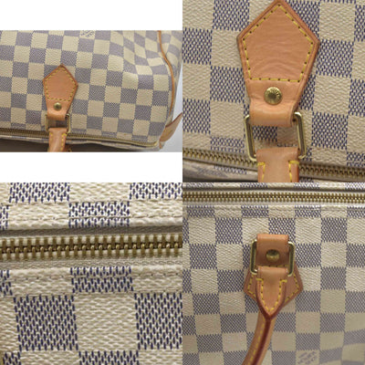 $1550 Louis Vuitton Damier Azur Speedy 30 DU3028 CONSIGNMENT