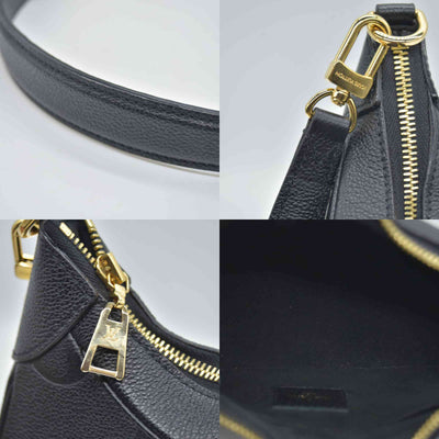 $2640  Louis Vuitton Empreinte Monogram Giant Bagatelle NM Black