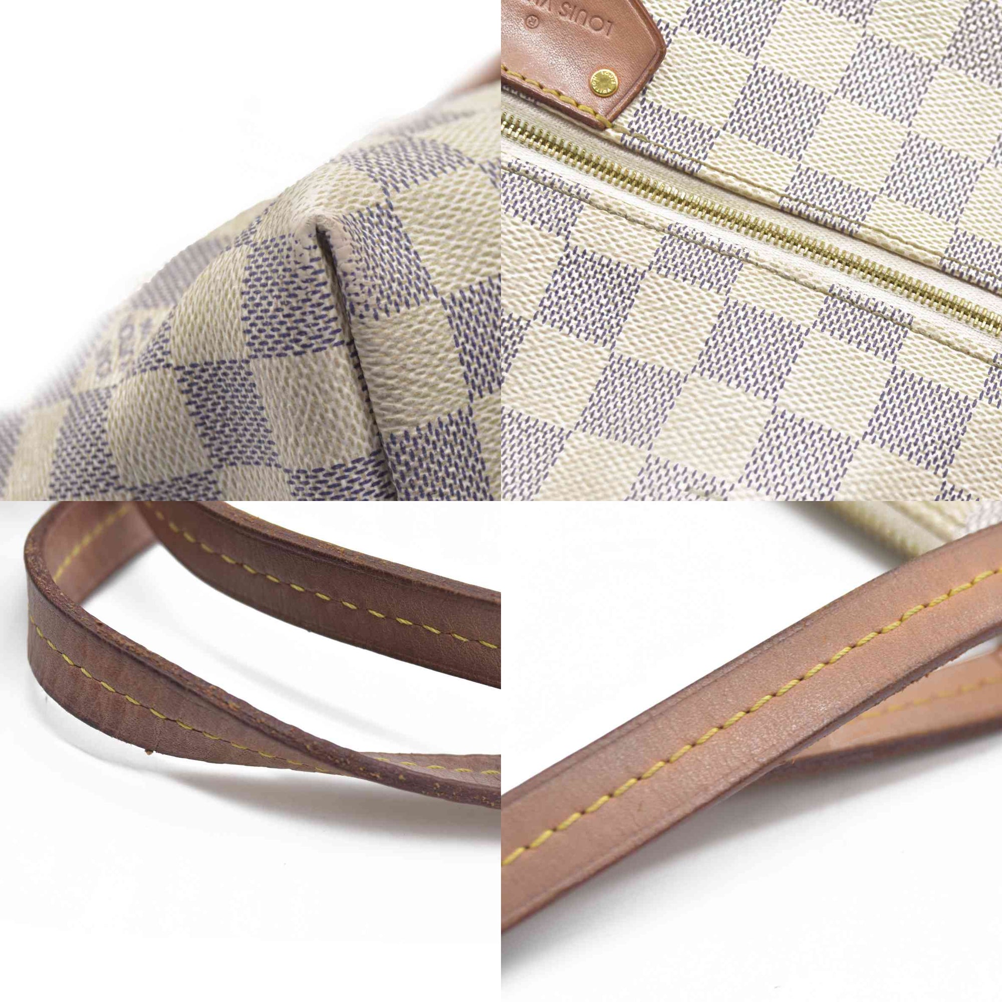 $1620 Louis Vuitton Damier Azur Iena MM FL4189 2019