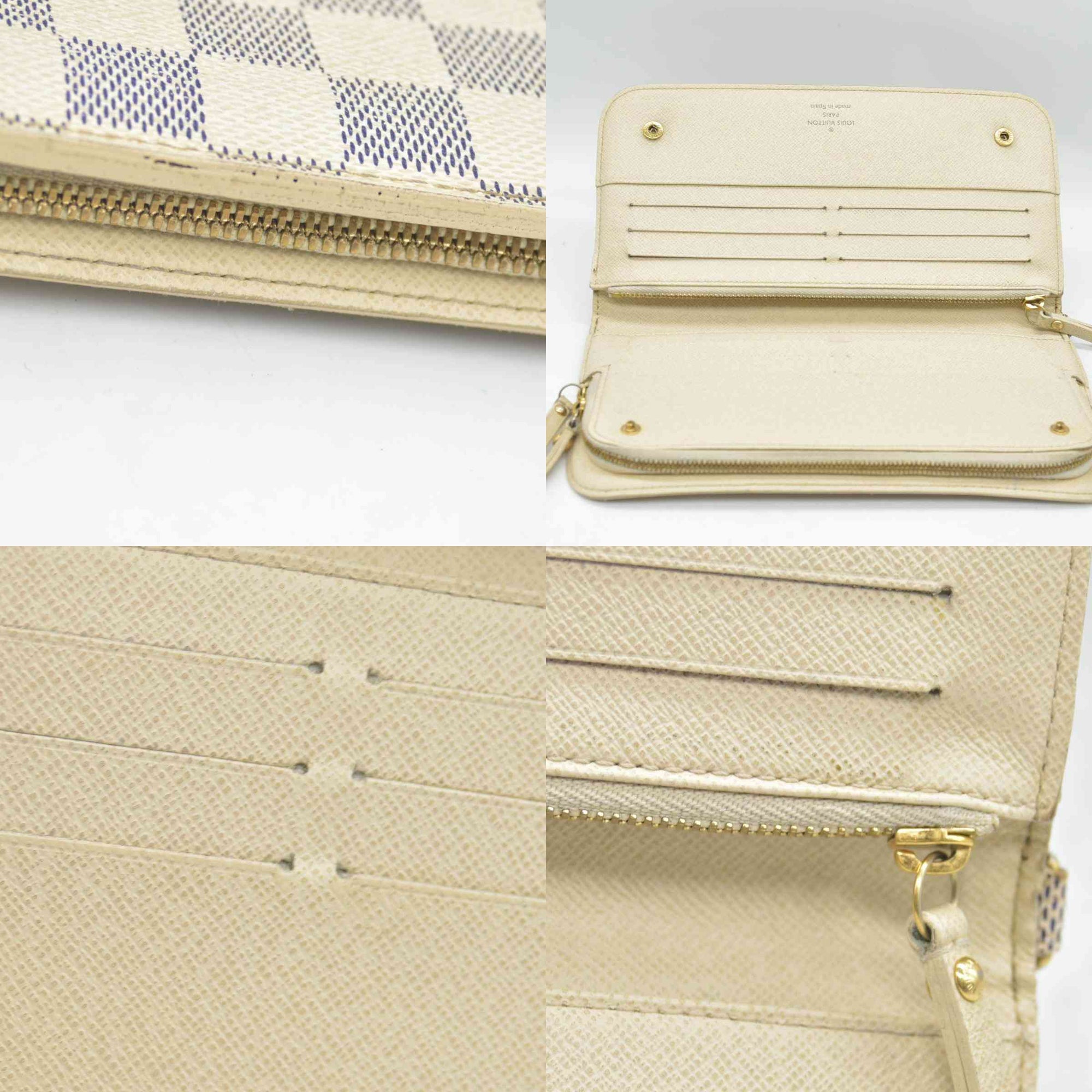 $745 Louis Vuitton Damier Azur Insolite Wallet CONSIGNMENT