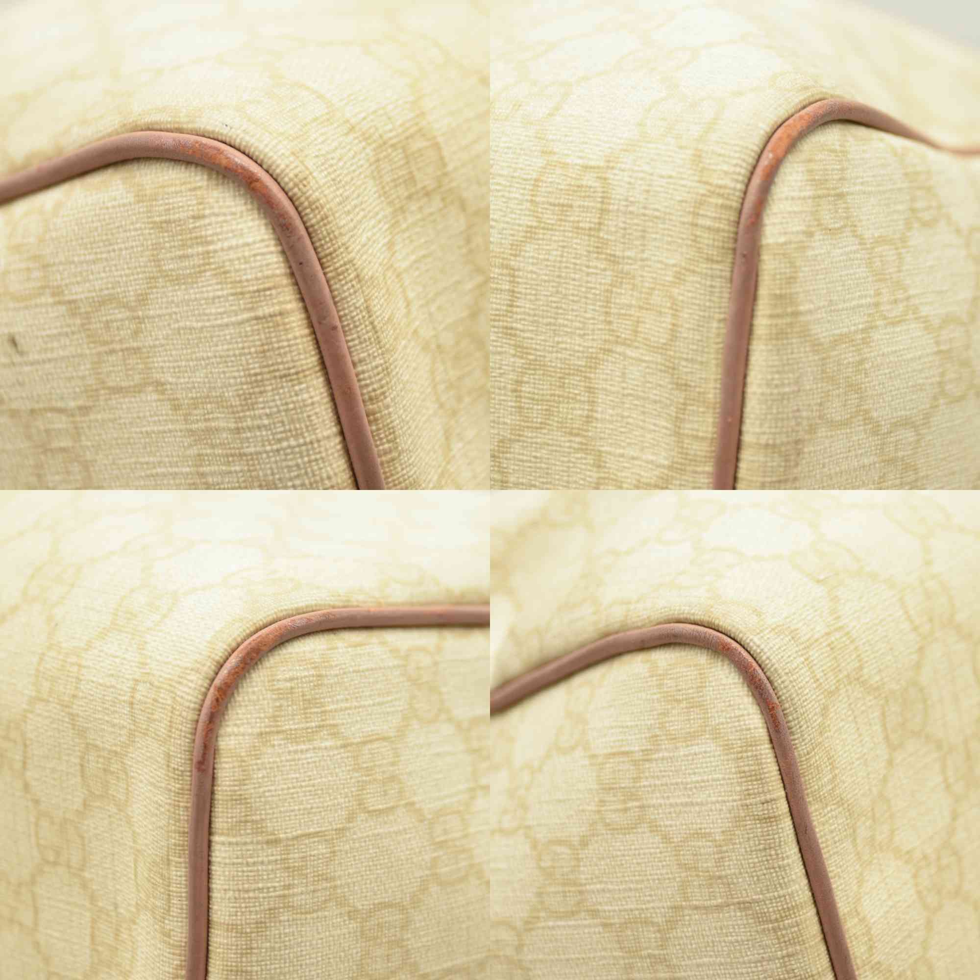 Gucci  GG Plus Monogram Web Stripe Medium Joy Boston Pink