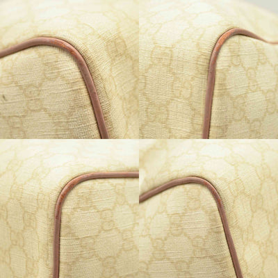 Gucci  GG Plus Monogram Web Stripe Medium Joy Boston Pink