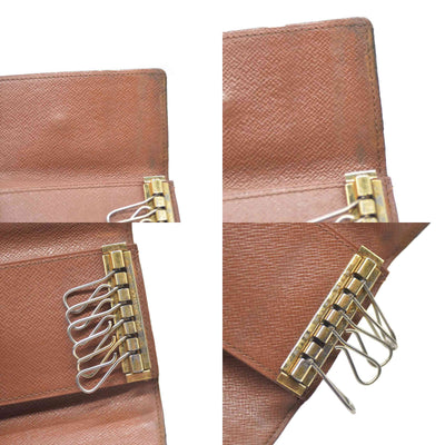 Louis Vuitton Monogram Multicles 6 Ring Key Case Brown